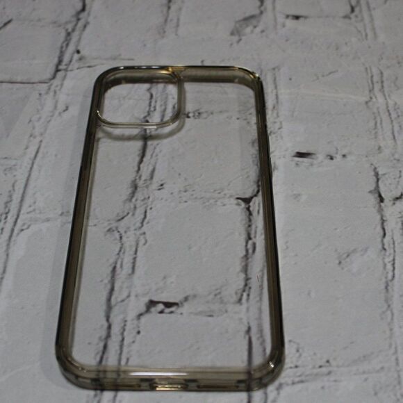 iPhone 12 Pro Max Clear SHOCKPROOF Phone Case Dark Black - Picture 1 of 4